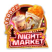 Night Market স্লট আইকন, রাতের বাজারের স্টল